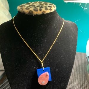Handcrafted resin necklace